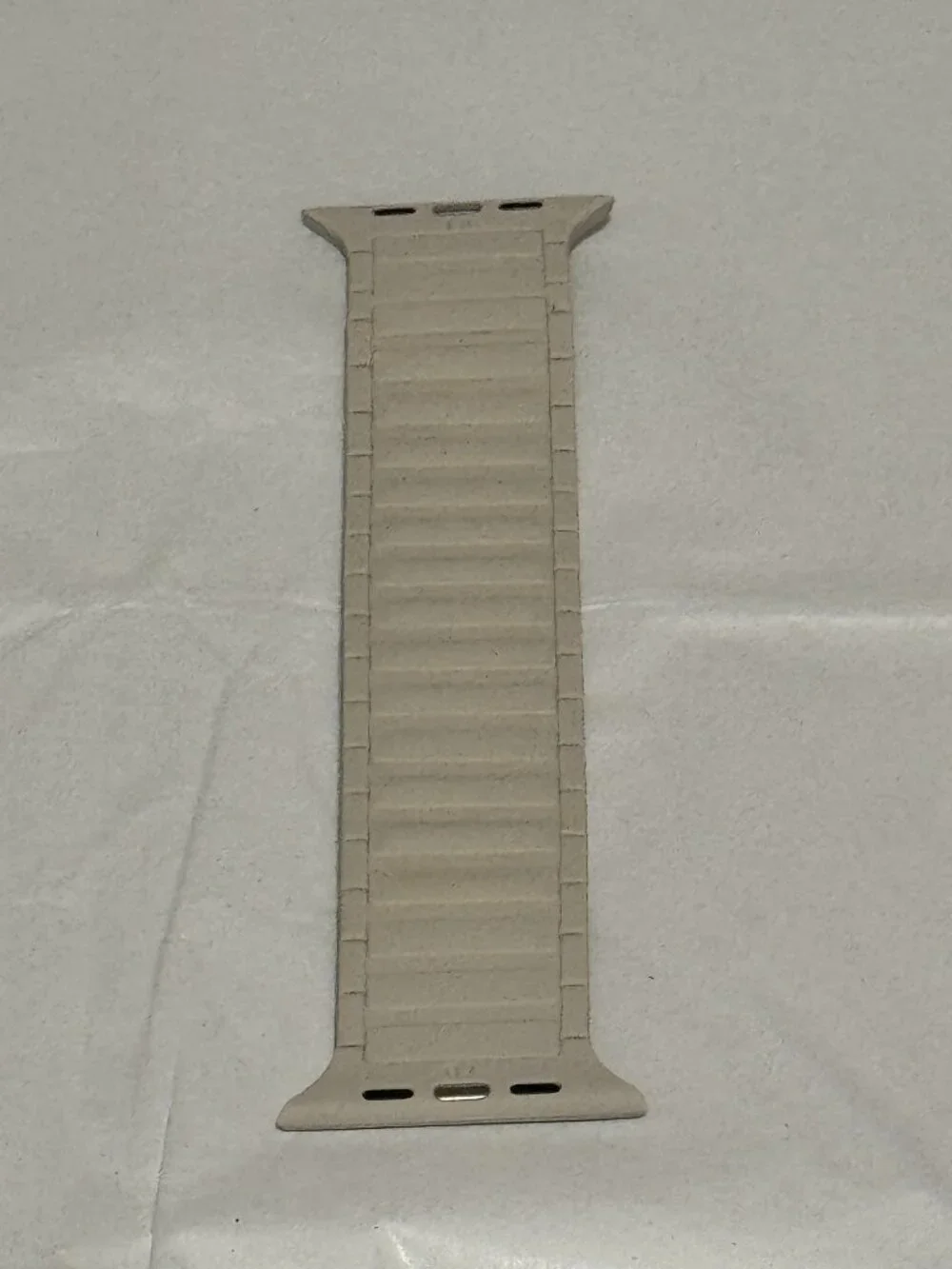Apple Watch Ultra 2 Band Compatible Silicone Magnetic Link Strap Beige